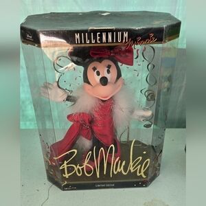 1999 Bob Mackie Millennium Minnie Mouse Figurine - Red and White